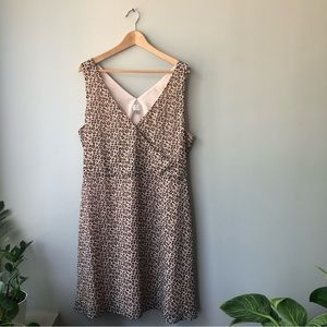 A NEW DAY leopard print sleeveless dress